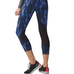 Lululemon Blue Patterned Leggings